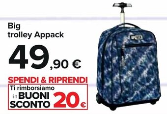 Carrefour Big trolley Appack offerta
