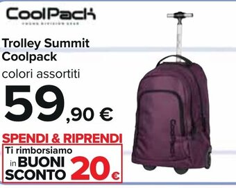 Carrefour Trolley Summit Coolpack offerta
