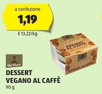 ALDI DESSERT VEGANO AL CAFFÈ 90 g offerta
