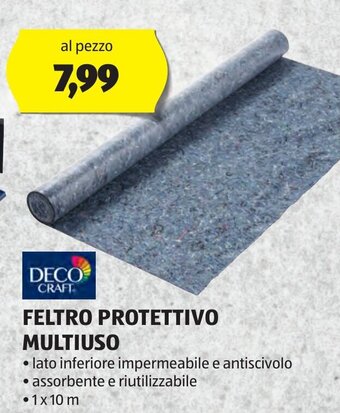 ALDI DECO CRAFT FELTRO PROTETTIVO MULTIUSO offerta