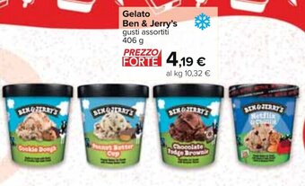 Carrefour Gelato Ben & Jerry's gusti assortiti 406 g offerta