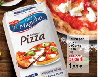 Carrefour Farina per pizza LoConte FIOR 1 kg offerta