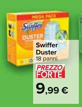 Carrefour Swiffer Duster 18 panni offerta
