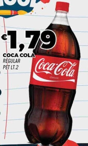COCA COLA REGULAR PET LT.2