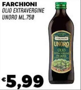 FARCHIONI OLIO EXTRAVERGINE UNORO ML.750