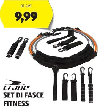 ALDI crane SET DI FASCE FITNESS offerta