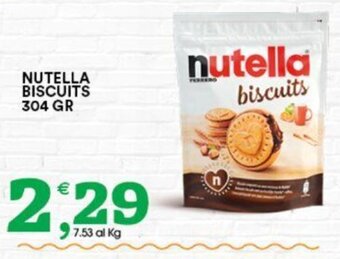 Gecop NUTELLA BISCUITS 304 GR offerta