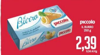 Supermercati Piccolo piccolo IL BURRO 250 g offerta