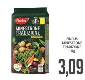 Supermercati Piccolo FINDUS MINESTRONE TRADIZIONE 1kg offerta