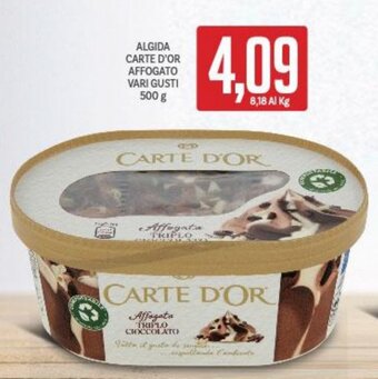 Supermercati Piccolo ALGIDA CARTE D'OR AFFOGATO VARI GUSTI 500 g offerta