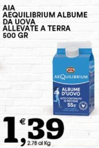 Gecop AIA AEQUILIBRIUM ALBUME DA UOVA ALLEVATE A TERRA 500 GR offerta