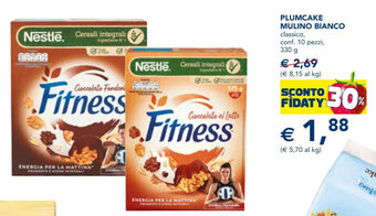 Esselunga PLUMCAKE MULINO BIANCO classico, conf. 10 pezzi, 330 g offerta