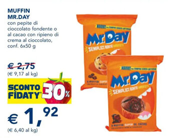 Esselunga MUFFIN MR.DAY conf. 6x50 g offerta