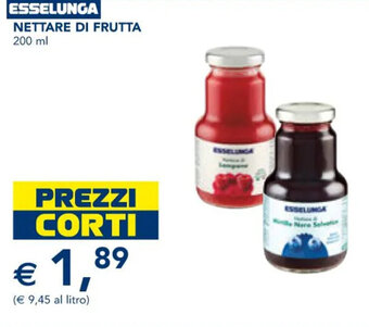 Esselunga ESSELUNGA NETTARE DI FRUTTA 200 ml offerta