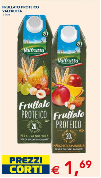 Esselunga FRULLATO PROTEICO VALFRUTTA 1 litro offerta