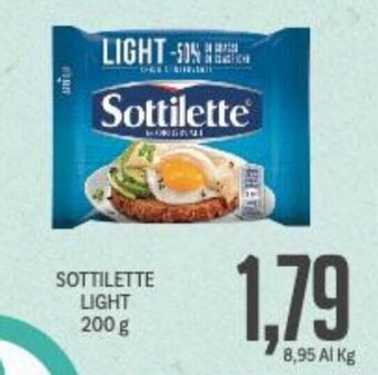 Supermercati Piccolo SOTTILETTE LIGHT 200 g offerta