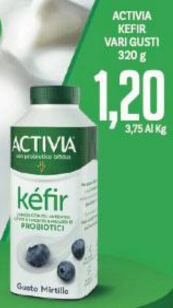 Supermercati Piccolo ACTIVIA KEFIR VARI GUSTI 320 g offerta