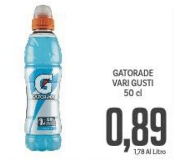 Supermercati Piccolo GATORADE VARI GUSTI 50 cl offerta