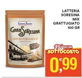 Gecop LATTERIA SORESINA MIX GRATTUGIATO 100 GR offerta