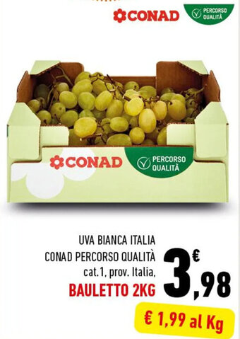 Conad UVA BIANCA ITALIA CONAD PERCORSO QUALITÀ 2KG offerta