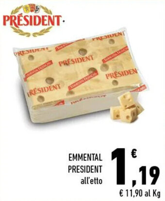 Conad EMMENTAL PRESIDENT offerta