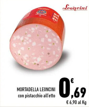 Conad MORTADELLA LEONCINI con pistacchio offerta