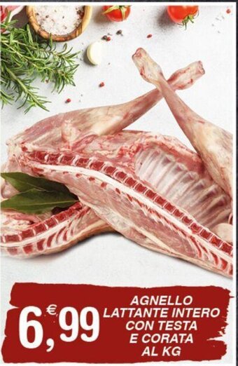 Gecop AGNELLO LATTANTE INTERO CON TESTA E CORATA AL KG offerta