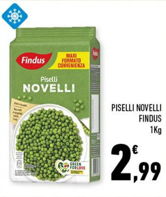 Conad PISELLI NOVELLI FINDUS 1Kg offerta