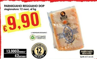 Bennet Parmigiano reggiano Dop Stagionatura 12 Mesi offerta