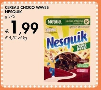 Bennet Nestlè Cereali Choco Waves Nesquik offerta