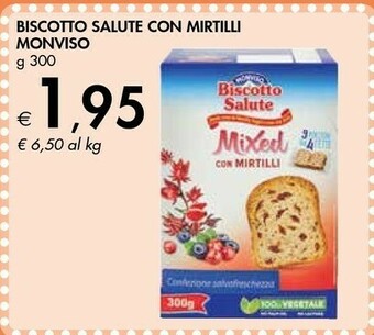 Bennet Monviso Biscotto Salute Con Mirtilli 300 G(ml) offerta
