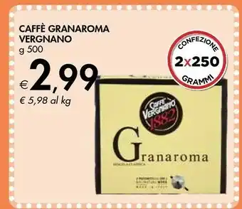 Bennet Vergnano Caffè Granaroma offerta