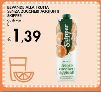 Bennet Zuegg Skipper Pesca Senza Zuccheri Aggiunti 1000 G(ml) offerta