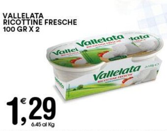 VALLELATA RICOTTINE FRESCHE 100 GR X 2