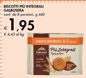 Bennet Galbusera Biscotti Più Integrali offerta