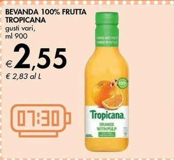 Bennet Tropicana Bevanda 100% Frutta offerta