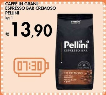 Bennet Pellini Caffè In Grani Espresso Bar Cremoso offerta