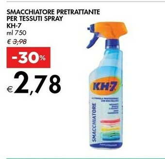 Bennet Kh-7 Smacchiatore Pretrattante Per Tessuti Spray offerta