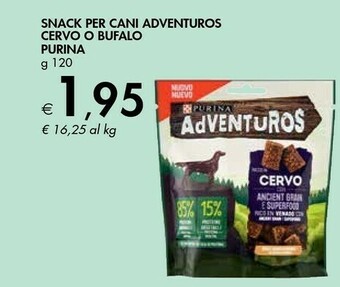 Bennet Purina Snack Per Cani Adventuros Cervo O Bufalo offerta