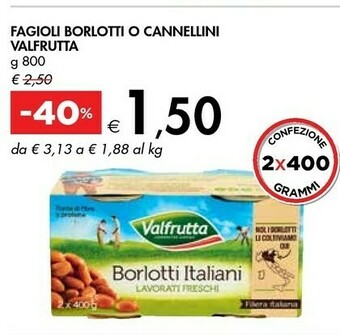 Bennet Valfrutta Fagioli Cannellini offerta