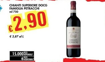 Bennet Famiglia Petracchi Chianti Superiore Docg offerta