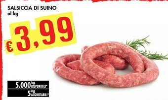 Bennet Salsiccia Di Suino offerta