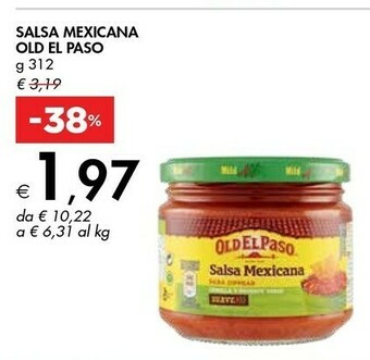 Bennet Old el paso Salsa Mexicana 312 G(ml) offerta