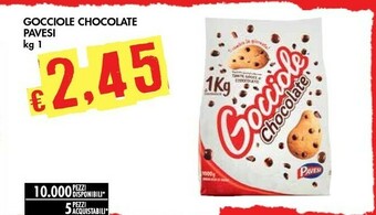 Bennet Pavesi Gocciole Chocolate 1000 G(ml) offerta