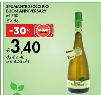 Bennet Buon Anniversary Spumante Secco Bio offerta