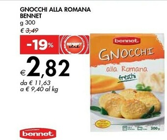 Bennet Bennet Gnocchi Alla Romana offerta