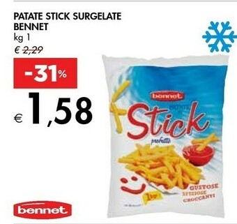 Bennet Bennet Patate Stick Surgelate offerta