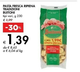 Bennet Buitoni Cappelletti Al Prosciutto Crudo 230 G(ml) offerta