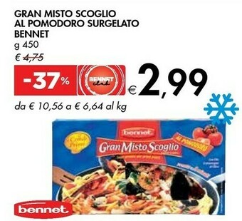 Bennet Bennet Gran Misto Scoglio Al Pomodoro Surgelato offerta