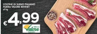 Bennet Bennet Costine Di Suino Italiano Filiera Valore offerta
